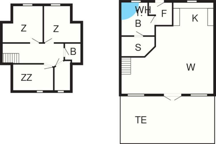 8 Person In Bl Vand Holiday home Blavand